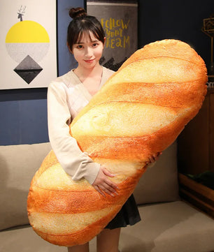 Lusy Store LLC French Bread Plush Pillow Stuffed Food Plushie Party Prop Decor Sleeping Companion Man Gift Plush