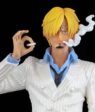 Lusy Store LLC One Piece Series Handheld White Suit Exquisite Model Ornament Action Figure