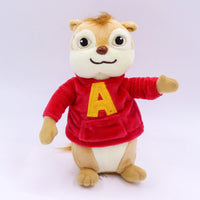 Lusy Store LLC Alvin and the Chipmunks Plush Toy Set &ndash; Soft &amp; Fluffy Stuffed Animals &ndash; 8in (20cm) &ndash; Lusy Store Stuffed Animal