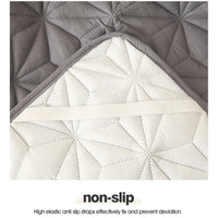 Waterproof Mattress Topper with Elastic Band Quilted Protector Pad Bedspread Winter Mattress Cover for Single/Double Bed 140/160 Lusy Store