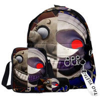 Trendy Popular Funny sundrop fnaf 3D Print 3pcs/Set pupil School Bags Laptop Daypack Backpack Inclined shoulder bag Pencil Case Lusy Store
