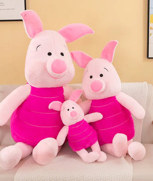Pink Piglet Plush Toys Winnie The Pooh Cute Stuffed Anime Plushie Big Piggy Doll Gifts