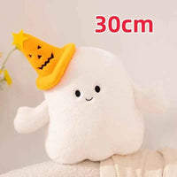 18~30cm Kawaii Halloween Pumpkin Ghost Plush Toy Plushie Soft Plant Stuffed Doll Holidays Props Decorative Throw Pillow for Kids Pumpkin ghost 30cm 11cm-30cm
