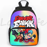 Fnf Game Friday Night Funkin Backpack for Boys Girls 3D Anime School Backpacks Children Bookbag 16 Inch Travel 27