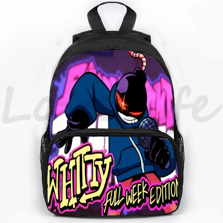 Fnf Game Friday Night Funkin Backpack for Boys Girls 3D Anime School Backpacks Children Bookbag 16 Inch Travel 5