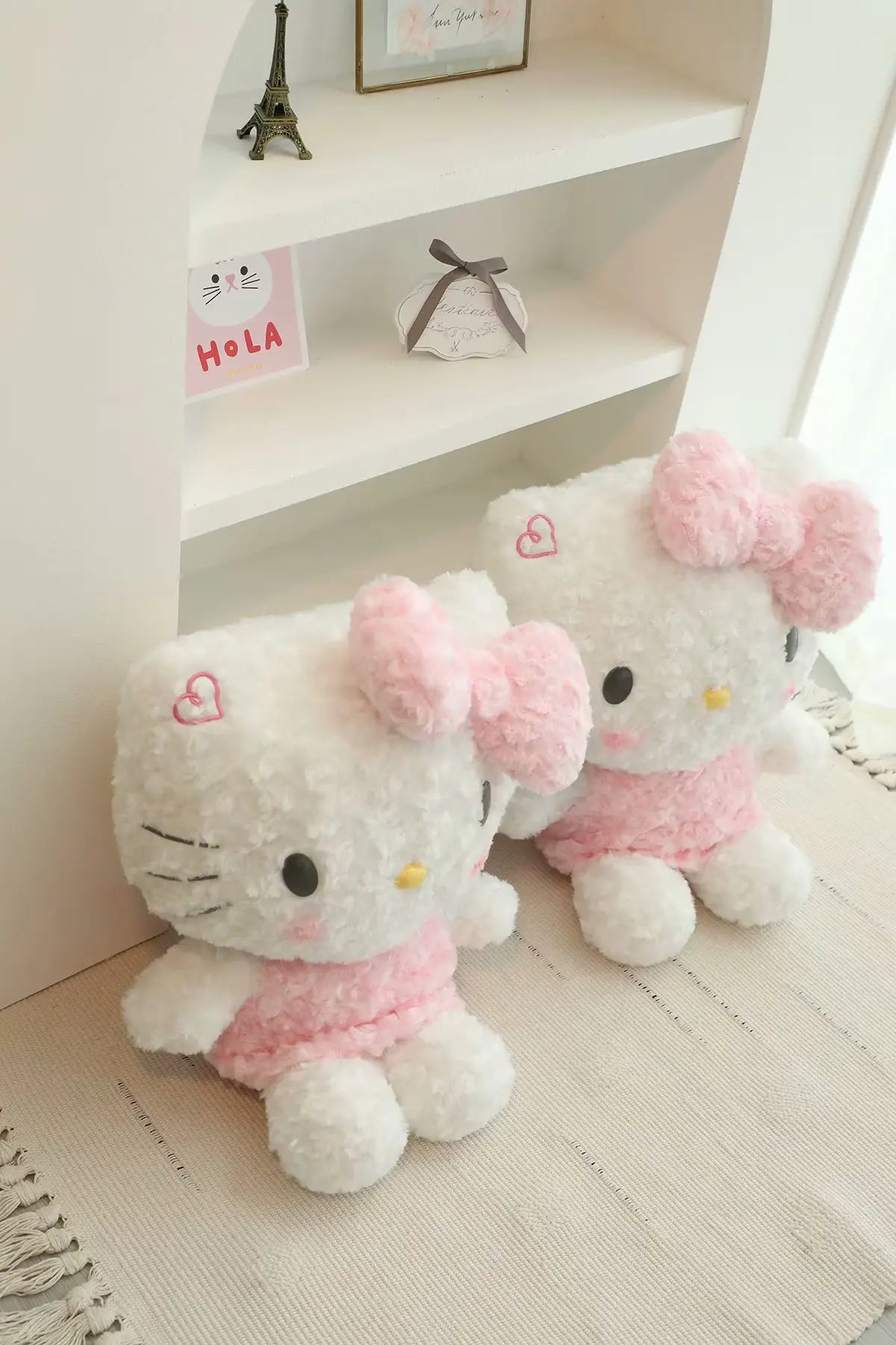 Lusy Store LLC Big Size Hello Kitty Plush Toy Stuffed Anime Cat Doll Xmas Gifts Plush