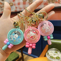 Sanrio My Melody Hello Kitty Cinnamoroll KuromiFragrance Beads Keychain Creative Aromatherapy Car Bag Pendant Small Gift Wholesa
