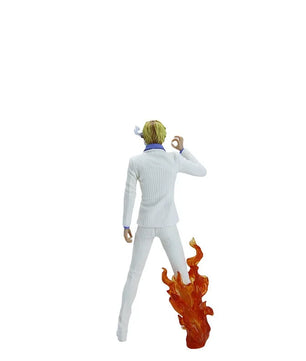 Lusy Store LLC One Piece Series Handheld White Suit Exquisite Model Ornament Action Figure