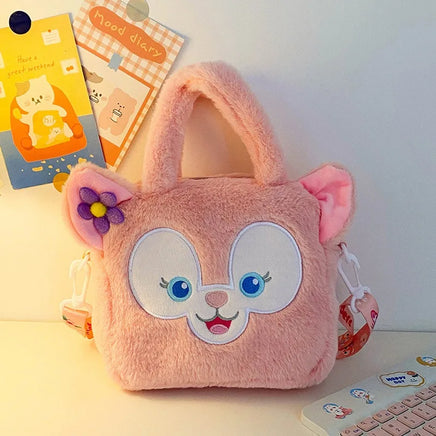 Sanrio Bag Kawaii Kuromi Cinnamoroll My Melody Cartoon Anime Plush Handbag Cosmetic Bag Travel Storage Bag Women Girl Gifts style F 20 15cm