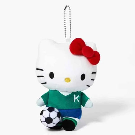 12cm Fashion Hello Kitty Cosplay Plush Toy Anime Stuffed Animals Keychains Small Pendant Backpack Hangings For Kids 6