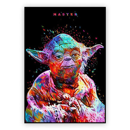 Decoration Poster Star Wars Movie Canvas Painting Graffiti Mural Kids Room Art Picture Print Modern Home Wall Decor Gifts SW2534