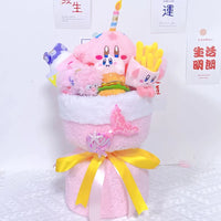 Pink Star Kirby Plush Bouquet Stuffed Plush Flower Bouquet Room Decor Girl Friend Birthday Gifts 40x26cm 1
