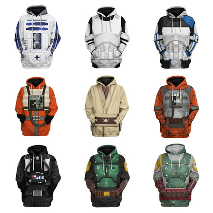 Movie Star Wars Pullover Anakin Skywalker Hoodies Cosplay Sweatshirt Unisex Streetwear Jacket Clothes Cardigan Hoody Halloween