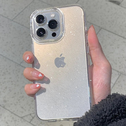 Luxury Clear Glitter Case For iPhone 16 15 14 13 12 11 Pro Max X XS Max XR 7 8 Plus Soft Transparent Silicone Cover Lusy Store