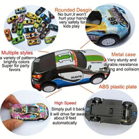 New Mini Alloy Car Model Set with Storage Box for Boys
