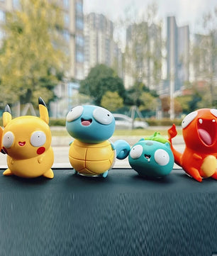 Lusy Store LLC Pokemon Pikachu Bulbasaur Charmander Squirtle Cute Figure Collection Model Toys – 6cm – Lusy Store Action Figure