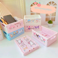 Sanrio Hello Kitty Foldable Desk Organizer Basket