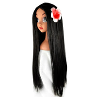 Girl Princess Elsa Anna Wig Kid Halloween Party Carnival Disguised Belle Wednesday Mermaid Rapunzel Aurora Snow White Ariel Hair Iserbelle