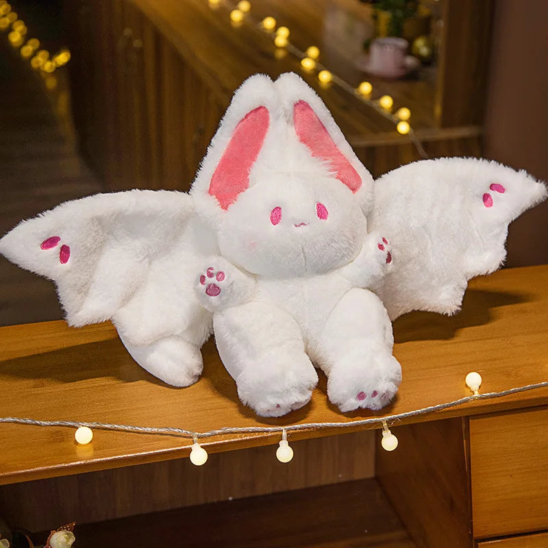 Lusy Store LLC Bat Rabbit Plush Toys Flying Rabbit Plush Stuffed Animals Doll Home Decor Plush