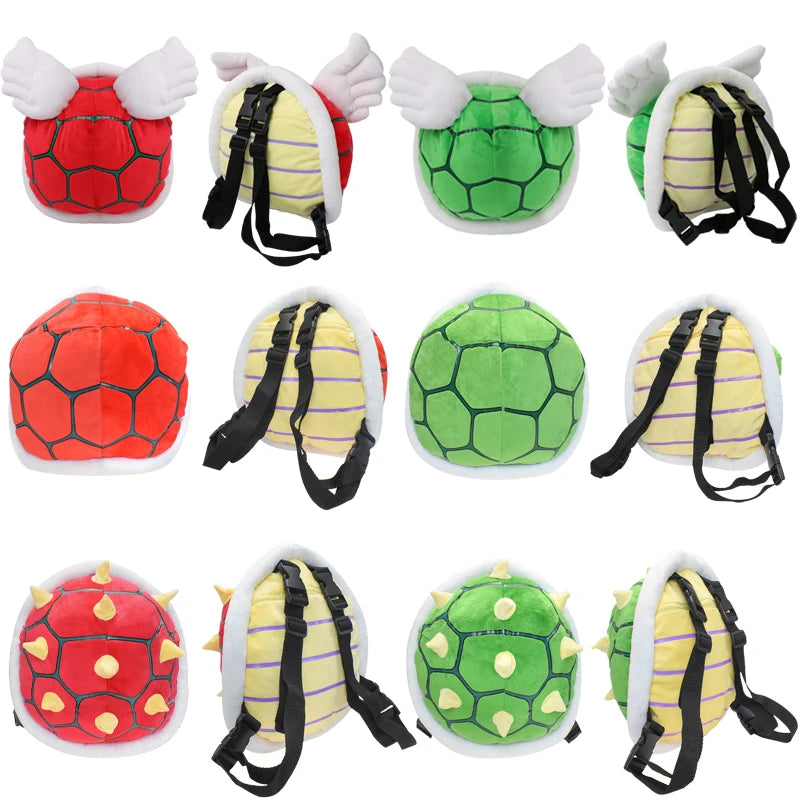 Lusy Store LLC 15 Styles Pokemon Charizard Mimikyu Eevee Snorlax Gengar Mew Mario Koopa Backpack Plush Stuffed Toys Plush