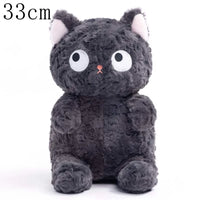 Funny Three Poses Fat Black Cat Plush Stuffed Animals For Boys and Girls Children Gift A-33cm CHINA