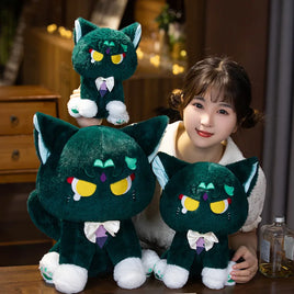 Lusy Store LLC Genshin Impact Periphery Cat Kawaii Plush Doll Cute Stuffed Plush Toys Sofa Decoration Throw Pillow Gifts Plush