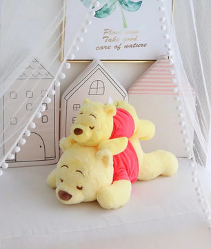 Lusy Store LLC Winnie the Pooh Plush Doll Kawaii Bear Lovely Car Decor Stuffed Doll Sofa Cushion Bedside Pillow Gift Plush