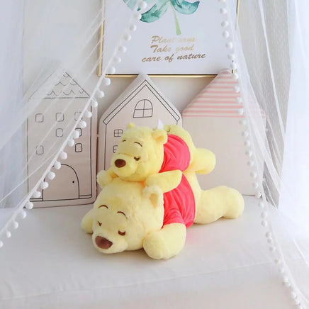 Lusy Store LLC Winnie the Pooh Plush Doll Kawaii Bear Lovely Car Decor Stuffed Doll Sofa Cushion Bedside Pillow Gift Plush