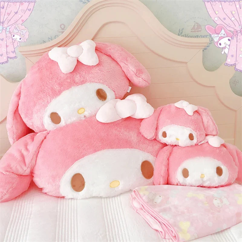 Lusy Store LLC My Melody Plush Toy Big Size Hug Pillow Comfortable Back Cushion Lovely Plush