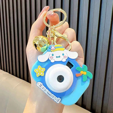 Hello Kitty 5Cm Keychain Camera Projection Sanrio Figure Anime Melody Cinnamoroll Kuromi Kawaii Decor Gifts for Chidlren Toy B