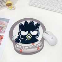Kawaii Sanrio Mouse Pad With Wrist Rest Non-slip Rubber Computer Pad Anime Kuromi Cinnamoroll My Melody Cute Cartoon Girl Gifts I