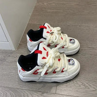 Sanrio Hello Kitty Sneakers for Women - Y2K Preppy Cute Sport Shoes