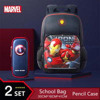 Spiderman Backpack New School Bags For Boys Primary Student Shoulder Grade 1-3 Mochilas B106