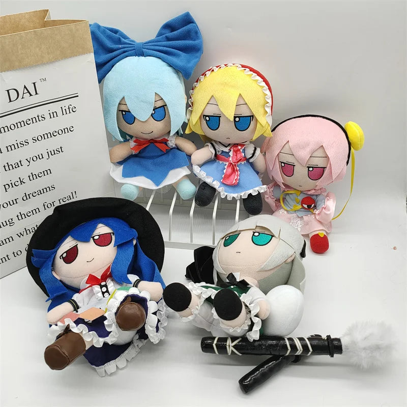 Lusy Store LLC TouHou Project Marisa Komeiji Koishi Hakurei Reimu Hon Meirin Hata no koko Cosplay Plush Doll Stuffed Gift Plush