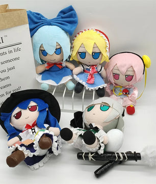 Lusy Store LLC TouHou Project Marisa Komeiji Koishi Hakurei Reimu Hon Meirin Hata no koko Cosplay Plush Doll Stuffed Gift Plush