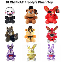 18cmFNAF Stuffed Plush Toys Freddy Fazbear Bear Foxy Rabbit Bonnie Chica Peluche Juguetes 5 Nights At Freddy* Plushie Toys Gifts Lusy Store