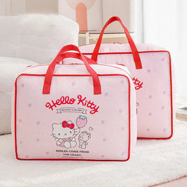 Hello Kitty Quilt Storage Bag Large Capacity Sanrio Kuromi Children's Cartoon Kindergarten Handheld Quilt Bags Moving Bags Lusy Store