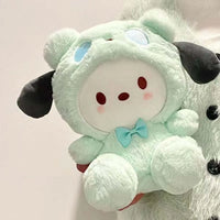 25cm Anime Sanrio Plush Doll Toys Kawaii Hello Kitty Kuromi My Melody Cinnamoroll Cartoon Cute Plush Stuffed Toy Kids Gifts Pochacco