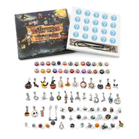 Halloween Advent Surprise Blind Box DIY Charms Beads Bracelet Disney Nightmare Before Christmas Jack Skellington Charms Pendants Halloween Gifts
