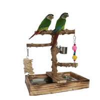 Pepper wood parrot platform, parrot climbing net, climbing training station, climbing ladder, swing bird toy suspension bridge black CHINA