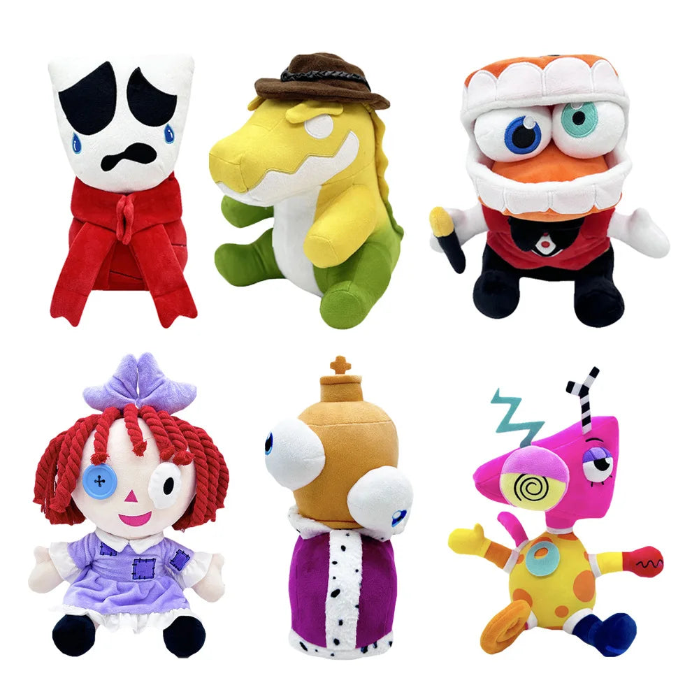 Lusy Store LLC Digital Circus Gummigoo Plush Toy Gangle Zooble Caine Jax Ponmi Pomny Clown Hare Jackson Plush