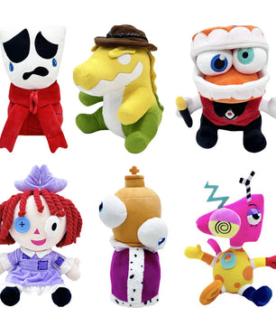 Lusy Store LLC Digital Circus Gummigoo Plush Toy Gangle Zooble Caine Jax Ponmi Pomny Clown Hare Jackson Plush