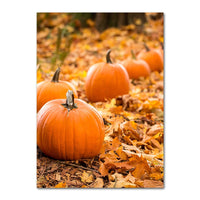 Autumn Decoration Canvas Poster Yellow Leaves Fall View Wall Art Print Pumpkin Painting Halloween Picture Living Room Home Decor 10