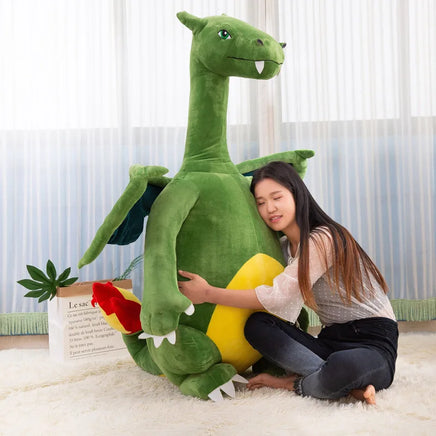 Big Size Pokemon Charizard Dragonite Anime Figures Doll Stuffed Animals Plush Gift