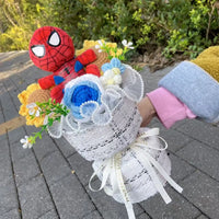 Lusy Store LLC My Melody Hello Kitty Stitch Plush Doll Creative Flower Bouquet Valentine Christmas Graduation Birthday Gift Plush
