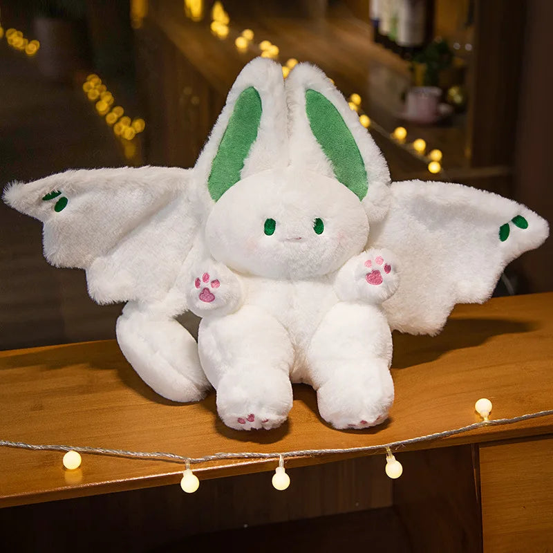 Lusy Store LLC Bat Rabbit Plush Toys Flying Rabbit Plush Stuffed Animals Doll Home Decor Plush