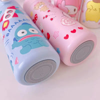 Sanrio Hello Kitty Kuromi Melody Cartoon Stainless Bounce Cup Creative Trending Student Water Bottle Large Capacity Thermos Cup