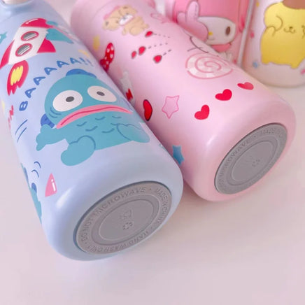 Sanrio Hello Kitty Kuromi Melody Cartoon Stainless Bounce Cup Creative Trending Student Water Bottle Large Capacity Thermos Cup