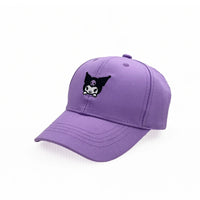 Hello Kitty Kuromi Snapback Cap Cinnamoroll Cotton Baseball Cap For Child Hip Hop Kuromi 48-54cm