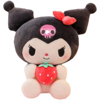 Lusy Store 25CM Plushies Sanrio My Melody Plush Dolls Toys My Melody Strawberry Stuffed Animals Plush Toy Home Decor Girl Birthday Gift 